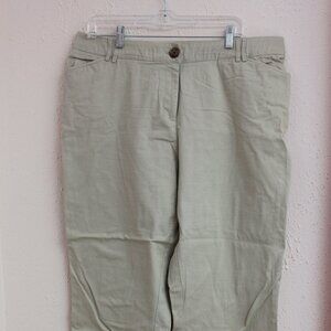 #455 Dressbarn Cream-Colored Dress Pants Size 16W